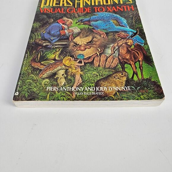 Book Piers Anthony & Jody Nye VISUAL GUIDE TO XANTH Xanthian Wonders Vintage '89 - Picture 2 of 10